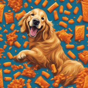 Golden Retriever Throws a Tantrum When Mom Tries to Take Away His Cheetos