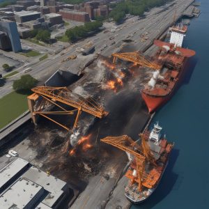 NTSB Sharing Images and Video from Baltimore Bridge Collapse Investigation aboard Cargo Ship