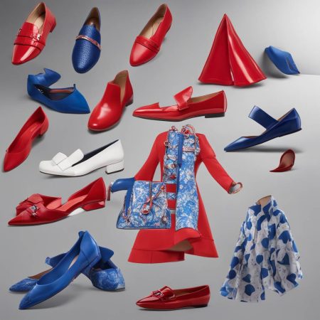Step Aside, Red—Blue Flats Are the Latest Color Trend to Watch for Spring 2024