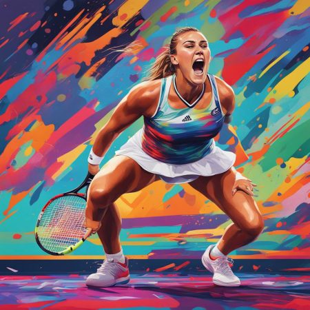 Tennis player Aryna Sabalenka breaks racket after emotional week ends in disappointment