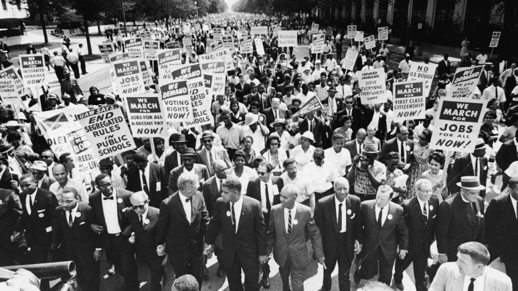 Civil Rights Leaders At The March On Washington