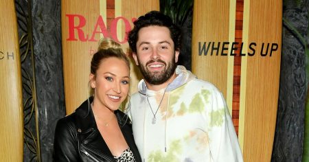 Feature Tampa Bay Buccaneers Quarterback Baker Mayfield and Wife Emily Wilkinson Relationship Timeline
