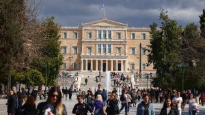 Greek parliament building