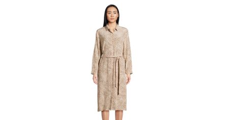Time and Tru Button Front Shirt Dress