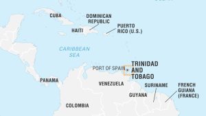 World Data Locator Map Trinidad and Tobago