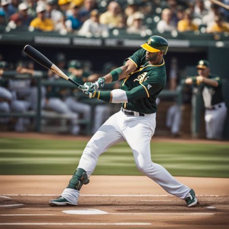 A's batting average leader demoted for struggling to reach base, according to GM