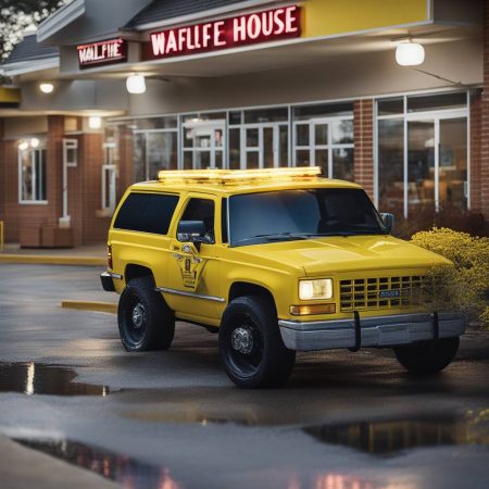 Authorities say former Waffle House employee claimed stolen SUV was a tip from customer