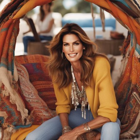 Cindy Crawford Embraces the Boho Chic Revival