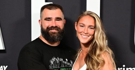 feature Jason Kelces Wife Kylie Kelce Gives Back to Eagles Autism Foundation Alongside Local Businesses