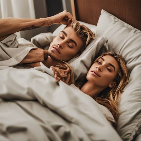 Hailey Bieber Shares Sweet Photo of Justin Bieber Relaxing in Bed