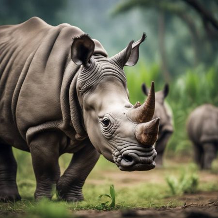 Indonesia sees rare sighting of Javan rhino calf