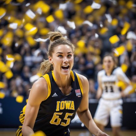 Kylie Kelce Displays Her Passion for Sports During Iowa vs. UConn Women's Final Four Matchup