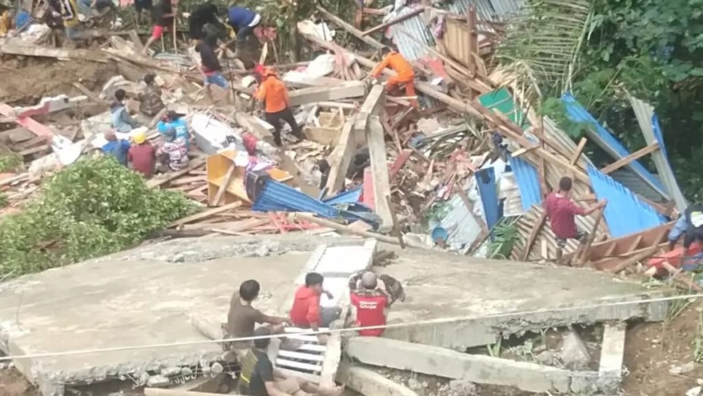 landslide in indonesia tana toraja