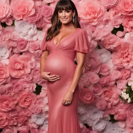 Lea Michele Appears on Red Carpet During Second Pregnancy Announcement
