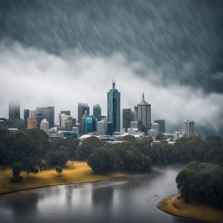 Melbourne hit by heavy rain as High Country receives first snowfall of the season