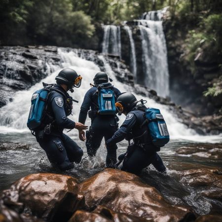 Police divers discover body of bushwalker who fell from waterfall