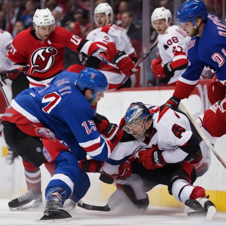 Recent Matchup Between Rangers and Devils Results in Intense Brawl