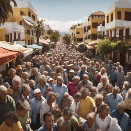 Residents of the Canary Islands prepare to go on a hunger strike in protest against mass tourism