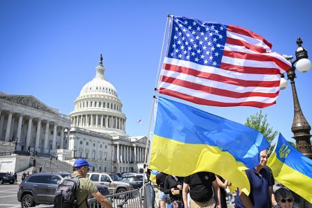 ukraine flag us capitol