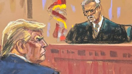 107411089 1715021139574 2024 05 06T181712Z 3 LOP039106052024RP1 RTRMADP BASEIMAGE 960X540 USA TRUMP NEW YORK COURT SKETCHES