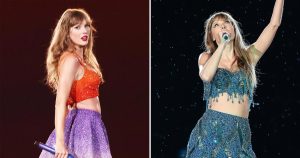 2feature Taylor Swift Now Wears 2 Different Color Shoes During Eras Tour Performance of 1989