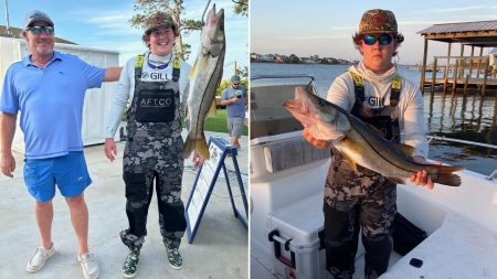 Alabama teen holding state record fish