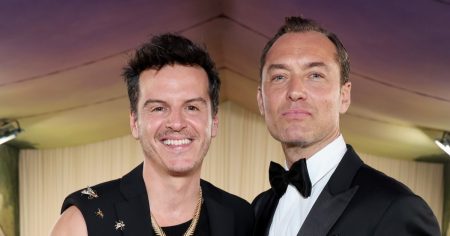 Andrew Scott and Jude Law Have a Talented Mr Ripley Meetup at Met Gala