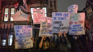 Anti Israel protests at CCNY