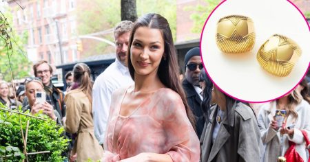 Bella Hadid Always Looks Good as Gold When She Wears Missoma s Eco Friendly Jewelry 940