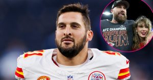 Chiefs James Winchester Says Travis Kelce Was Blushing During Taylor Swift s 1st Game Appearance 885