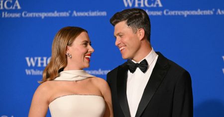 Colin Josts Funniest Jokes About Wife Scarlett Johansson on Season 49 of ‘Saturday Night Live featured