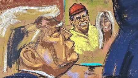 Donald Trump NYC Trial Stormy Daniels Court Sketch May 7 02