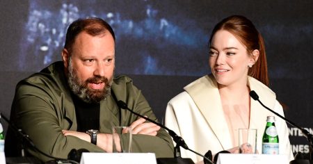 Emma Stone Playfully Corrects Kinds of Kindness Director Yorgos Lanthimos at Cannes Over Real Name 01
