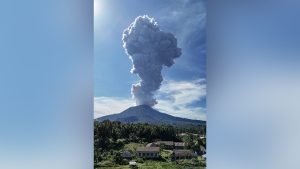 Mount Ibu Eruption 1