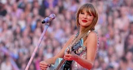 Taylor Swift Is Absolutely Bejeweled in Her Eras Tour Concert Outfits