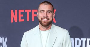 Travis Kelce Looks Dapper in White at 150th Annual Kentucky Derby Races 01