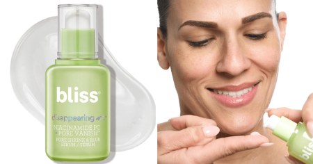 bliss disappearing act face serum