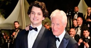 feature Richard Gere Makes Rare Appearance With Eldest Son Homer on Cannes Red Carpet