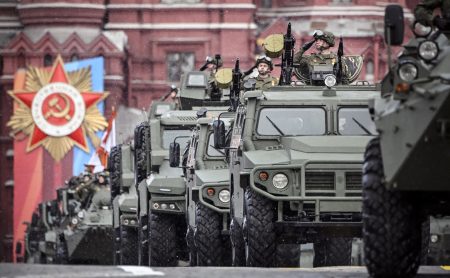 russian troops parade victory day 2024